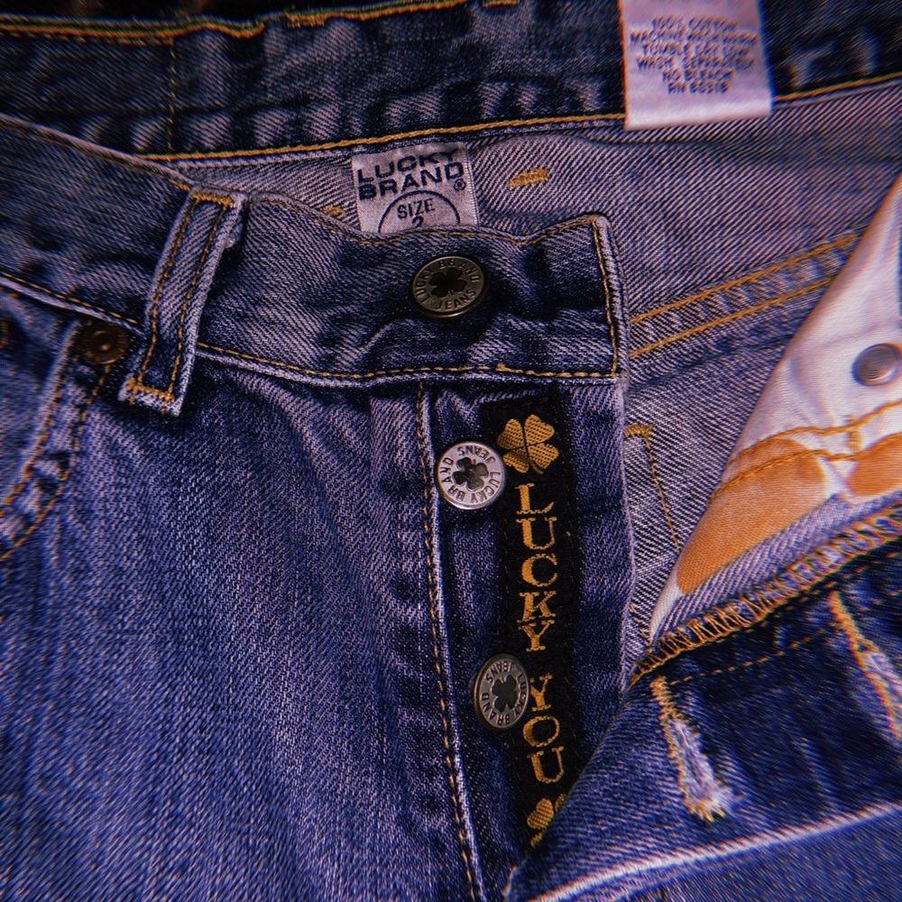 Lucky Brand Dungarees Straight Leg
